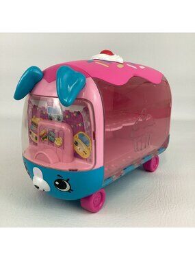 Shopkins Cutie Cars Play N Display Cupcake Van Vehicle Storage Case Moose Toy